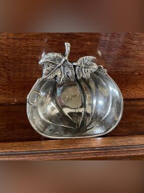 MudPie Pewter Pumpkin Dish